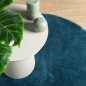vidaXL Teppich OVIEDO Kurzflor Türkis Ø 100 cm vidaXL Teppich OVIEDO Kurzflor Türkis Ø 100 cm