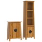 vidaXL 2-tlg. Badmöbel-Set Massivholz Kiefer vidaXL 2-tlg. Badmöbel-Set Massivholz Kiefer