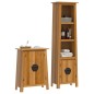 vidaXL 2-tlg. Badmöbel-Set Massivholz Kiefer vidaXL 2-tlg. Badmöbel-Set Massivholz Kiefer