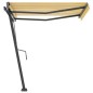vidaXL Standmarkise Manuell Einziehbar 300x250 cm Gelb/Weiß vidaXL Standmarkise Manuell Einziehbar 300x250 cm Gelb/Weiß