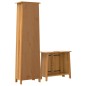 vidaXL 2-tlg. Badmöbel-Set Massivholz Kiefer vidaXL 2-tlg. Badmöbel-Set Massivholz Kiefer