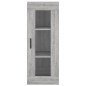 vidaXL Highboard Grau Sonoma 34,5x34x180 cm Holzwerkstoff vidaXL Highboard Grau Sonoma 34,5x34x180 cm Holzwerkstoff
