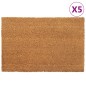 vidaXL Fußmatten 5 Stk. Natur 40x60 cm Kokosfaser Getuftet vidaXL Fußmatten 5 Stk. Natur 40x60 cm Kokosfaser Getuftet