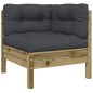 vidaXL 5-tlg. Garten-Sofagarnitur mit Kissen Kiefernholz Imprägniert vidaXL 5-tlg. Garten-Sofagarnitur mit Kissen Kiefernholz Imprägniert