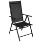 vidaXL 5-tlg. Garten-Essgruppe Aluminium Schwarz vidaXL 5-tlg. Garten-Essgruppe Aluminium Schwarz