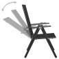 vidaXL 5-tlg. Garten-Essgruppe Aluminium Schwarz vidaXL 5-tlg. Garten-Essgruppe Aluminium Schwarz