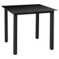 vidaXL 5-tlg. Garten-Essgruppe Aluminium Schwarz vidaXL 5-tlg. Garten-Essgruppe Aluminium Schwarz