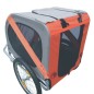 vidaXL Hunde-Fahrradanhänger Orange vidaXL Hunde-Fahrradanhänger Orange