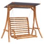vidaXL Hollywoodschaukel mit Dach Massivholz Fichte mit Teak-Finish vidaXL Hollywoodschaukel mit Dach Massivholz Fichte mit Teak-Finish