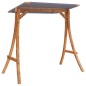 vidaXL Hollywoodschaukel mit Dach Massivholz Fichte mit Teak-Finish vidaXL Hollywoodschaukel mit Dach Massivholz Fichte mit Teak-Finish