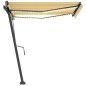 Automatische Markise mit LED & Windsensor 300x250 cm Gelb/Weiß Automatische Markise mit LED & Windsensor 300x250 cm Gelb/Weiß