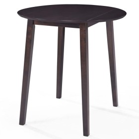 vidaXL Bartisch mit Stühlen 5-tlg. Massivholz Dunkelbraun