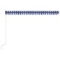 vidaXL Automatisch Einziehbare Markise 400×300 cm Blau und Weiß vidaXL Automatisch Einziehbare Markise 400×300 cm Blau und Weiß