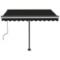 Gelenkarmmarkise mit LED 350x250 cm Anthrazit Gelenkarmmarkise mit LED 350x250 cm Anthrazit