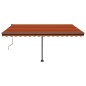 Standmarkise Automatisch 450x350 cm Orange/Braun Standmarkise Automatisch 450x350 cm Orange/Braun