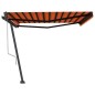 Standmarkise Automatisch 450x350 cm Orange/Braun Standmarkise Automatisch 450x350 cm Orange/Braun