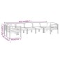 vidaXL 7-tlg. Garten-Lounge-Set mit Kissen Aluminium Anthrazit vidaXL 7-tlg. Garten-Lounge-Set mit Kissen Aluminium Anthrazit