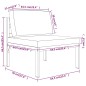 vidaXL 7-tlg. Garten-Lounge-Set mit Kissen Aluminium Anthrazit vidaXL 7-tlg. Garten-Lounge-Set mit Kissen Aluminium Anthrazit