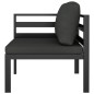 vidaXL 8-tlg. Garten-Lounge-Set mit Kissen Aluminium Anthrazit vidaXL 8-tlg. Garten-Lounge-Set mit Kissen Aluminium Anthrazit