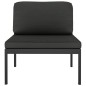 vidaXL 8-tlg. Garten-Lounge-Set mit Kissen Aluminium Anthrazit vidaXL 8-tlg. Garten-Lounge-Set mit Kissen Aluminium Anthrazit