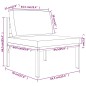 vidaXL 8-tlg. Garten-Lounge-Set mit Kissen Aluminium Anthrazit vidaXL 8-tlg. Garten-Lounge-Set mit Kissen Aluminium Anthrazit