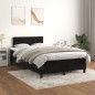 vidaXL Boxspringbett mit Matratze Schwarz 120x200 cm Samt vidaXL Boxspringbett mit Matratze Schwarz 120x200 cm Samt