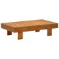 vidaXL 5-tlg. Garten-Lounge-Set mit Cremeweißen Kissen Massivholz vidaXL 5-tlg. Garten-Lounge-Set mit Cremeweißen Kissen Massivholz