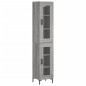 Highboard Grau Sonoma 34,5x34x180 cm Holzwerkstoff Highboard Grau Sonoma 34,5x34x180 cm Holzwerkstoff