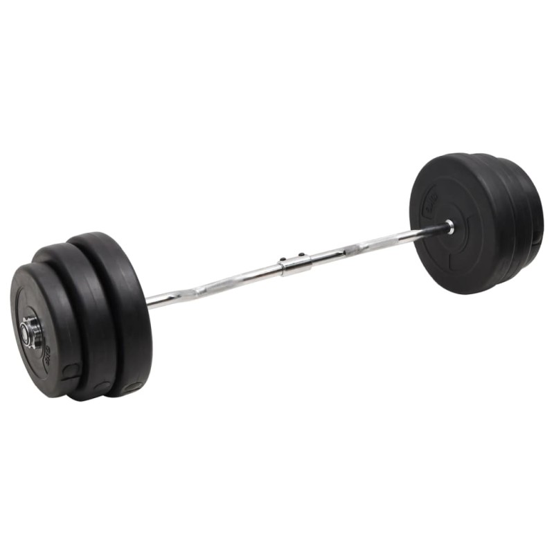 vidaXL Curlstange mit Hantelscheiben 90 kg vidaXL Curlstange mit Hantelscheiben 90 kg