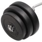 vidaXL Curlstange mit Hantelscheiben 90 kg vidaXL Curlstange mit Hantelscheiben 90 kg
