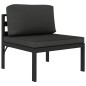 vidaXL 5-tlg. Garten-Lounge-Set mit Kissen Aluminium Anthrazit vidaXL 5-tlg. Garten-Lounge-Set mit Kissen Aluminium Anthrazit