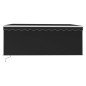 vidaXL Markise Manuell Einziehbar mit Rollo & LED 3x2,5m Anthrazit vidaXL Markise Manuell Einziehbar mit Rollo & LED 3x2,5m Anthrazit