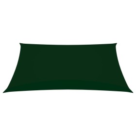 vidaXL Sonnensegel Oxford-Gewebe Rechteckig 2,5x3,5 m Dunkelgrün