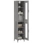 Highboard Grau Sonoma 34,5x34x180 cm Holzwerkstoff Highboard Grau Sonoma 34,5x34x180 cm Holzwerkstoff