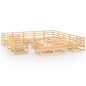 vidaXL 14-tlg. Garten-Lounge-Set Massivholz Kiefer vidaXL 14-tlg. Garten-Lounge-Set Massivholz Kiefer