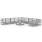 vidaXL 11-tlg. Garten-Lounge-Set Massivholz Kiefer vidaXL 11-tlg. Garten-Lounge-Set Massivholz Kiefer
