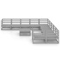 vidaXL 11-tlg. Garten-Lounge-Set Massivholz Kiefer vidaXL 11-tlg. Garten-Lounge-Set Massivholz Kiefer