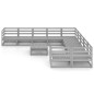 vidaXL 12-tlg. Garten-Lounge-Set Massivholz Kiefer vidaXL 12-tlg. Garten-Lounge-Set Massivholz Kiefer