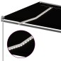 vidaXL Markise Manuell Einziehbar mit LED 6x3 m Anthrazit vidaXL Markise Manuell Einziehbar mit LED 6x3 m Anthrazit