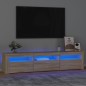 vidaXL TV-Schrank mit LED-Leuchten Sonoma-Eiche 180x35x40 cm vidaXL TV-Schrank mit LED-Leuchten Sonoma-Eiche 180x35x40 cm