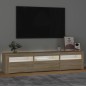 vidaXL TV-Schrank mit LED-Leuchten Sonoma-Eiche 180x35x40 cm vidaXL TV-Schrank mit LED-Leuchten Sonoma-Eiche 180x35x40 cm