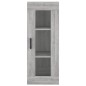 Highboard Grau Sonoma 34,5x34x180 cm Holzwerkstoff Highboard Grau Sonoma 34,5x34x180 cm Holzwerkstoff