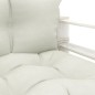 vidaXL 5-tlg. Garten-Lounge-Set Paletten mit Kissen in Beige Holz vidaXL 5-tlg. Garten-Lounge-Set Paletten mit Kissen in Beige Holz