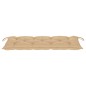 vidaXL Batavia-Gartenbank mit Beigem Kissen 120 cm Teak Massivholz vidaXL Batavia-Gartenbank mit Beigem Kissen 120 cm Teak Massivholz