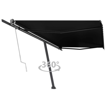 vidaXL Standmarkise Automatisch 500x300 cm Anthrazit
