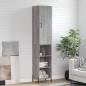 Highboard Grau Sonoma 34,5x34x180 cm Holzwerkstoff Highboard Grau Sonoma 34,5x34x180 cm Holzwerkstoff