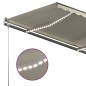 Gelenkarmmarkise Einziehbar mit LED 450x300 cm Creme Gelenkarmmarkise Einziehbar mit LED 450x300 cm Creme