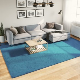 vidaXL Teppich OVIEDO Kurzflor Türkis 240x340 cm