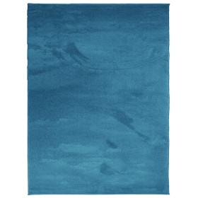 vidaXL Teppich OVIEDO Kurzflor Türkis 240x340 cm