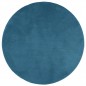 vidaXL Teppich OVIEDO Kurzflor Türkis Ø 120 cm vidaXL Teppich OVIEDO Kurzflor Türkis Ø 120 cm